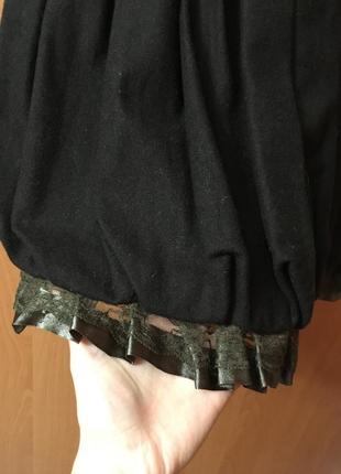 Теплая шерстяная юбка тюльпан3 фото