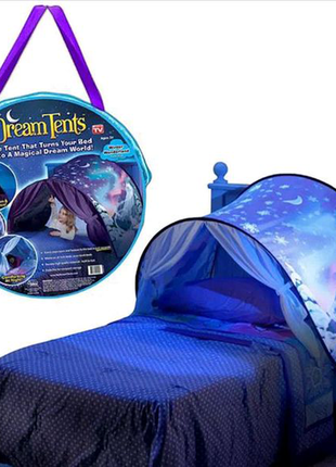 Дитячий намет мрії фіолетова dream tents3 фото