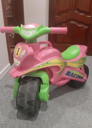 Толокар дитячий мотоцикл двоколісний1 фото