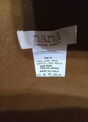 Капелюх nana. італія. шерсть.4 фото