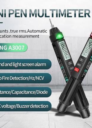 Aneng a3007 тестер мультиметр 6000 отсчет ncv ac/dc r/c/t прозвон