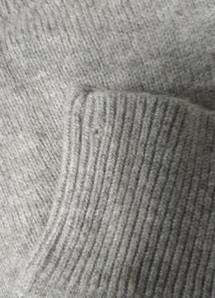 Теплый зимний свитер с рисунком пайетками h&m, 46-48р.6 фото