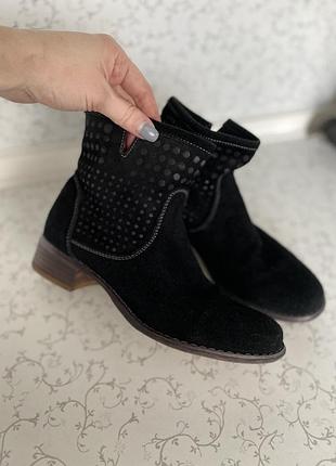 Ботинки aldo (натуральная кожа, замш)