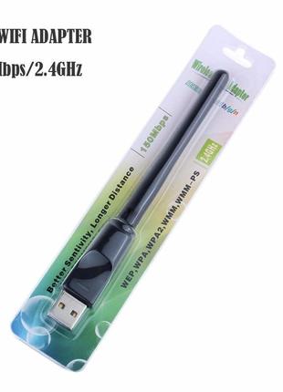 Usb wi-fi адаптер mt7601 для pc, ноутбуків, роутерів та tv тюнері