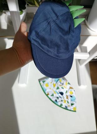 Панамка, кепка для новонародженого 0-3 міс3 фото