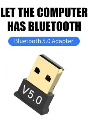 Usb bluetooth v5.0 адаптер для пк, ноутбука, тб