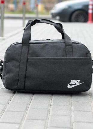 Спортивна сумка nike ego найк сіра тканинна для тренувань та фітнесу8 фото