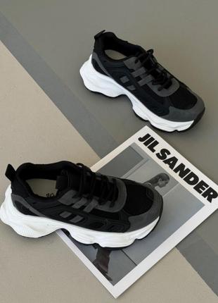 Стильні кросівки комбінація взуттєвого текстилю і екошкіри2 фото