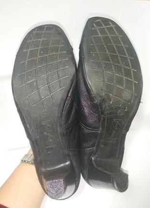 Зручні туфлі осінні, весняні чобітки демісезонні демі на шнурках з натуральної шкіри3 фото