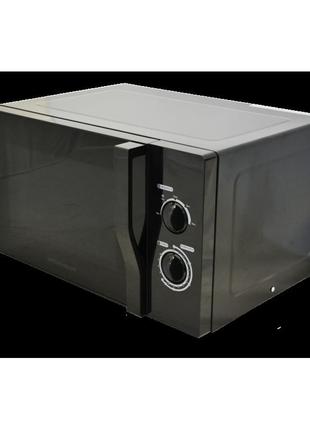 Микроволновая печь grunhelm 23mx723-b (черная) 23 л, 800 вт (5 уровней мощности), механическая