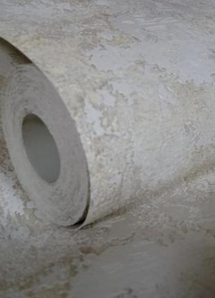 Обои виниловые супермойка метровые "сафари" для кухни, ванной, коридора, светло-бежевые 1,06*10м