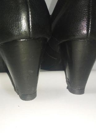 Зручні туфлі осінні, весняні чобітки демісезонні демі на шнурках з натуральної шкіри8 фото