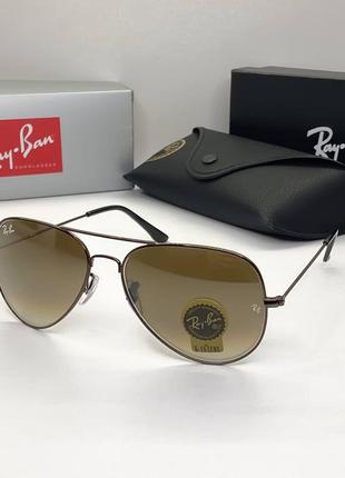 Чоловічі сонцезахисні окуляри ray ban 3025 aviator (2914)