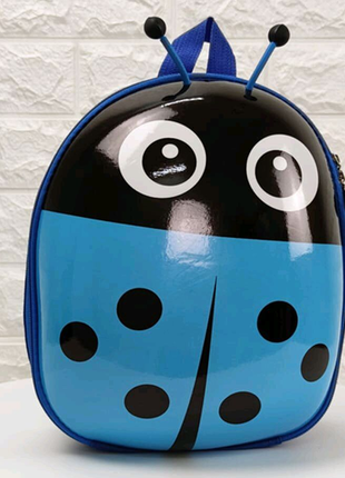 Рюкзак дитячий божа корівка блакитний1 фото