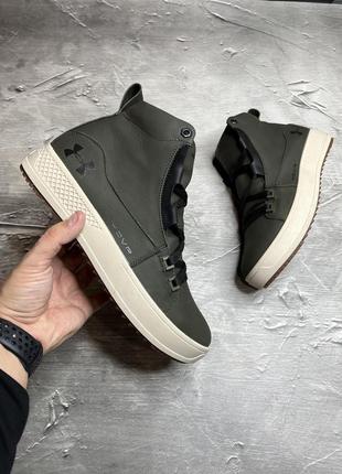 Зимние мужские ботинки under armour haki (мех) 40-43-44