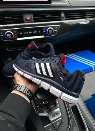 Мужские кроссовки adidas climacool dark blue white red 41-426 фото