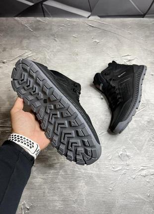 Зимние мужские ботинки ecco black (мех) 40-41-42-44-453 фото