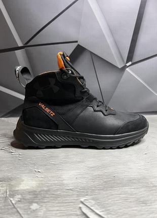 Зимние мужские ботинки under armour black orange (мех) 40-42-43-4