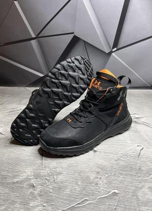 Зимние мужские ботинки under armour black orange (мех) 40-42-43-47 фото