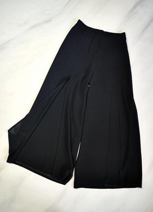 Gina bacсoni ❤️‍🔥 черные легкие свободные брюки палаццо2 фото