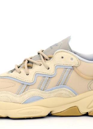 Женские кроссовки adidas ozweego beige 36-37-387 фото