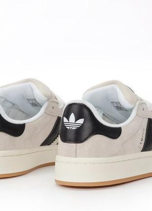 Женские кроссовки adidas campus beige black 36-37-38-39-403 фото