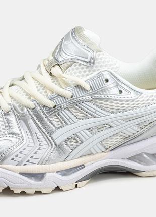 Мужские кроссовки asics gel-kayano 14 silver beige 40-41-42-43-448 фото