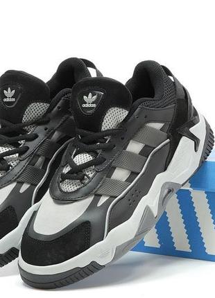 Мужские кроссовки adidas niteball 2.0 black grey 41-42-43-44-45