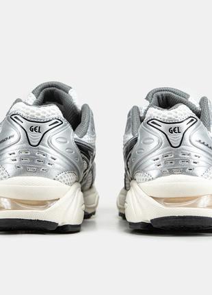 Мужские кроссовки asics gel-kayano 14 silver black beige 41-42-437 фото