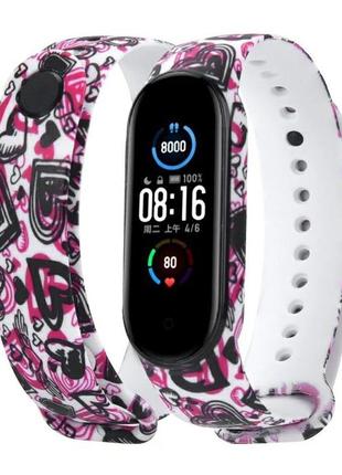 Ремешок mi smart band 5 mi smart band 6 очень яркий ❤️