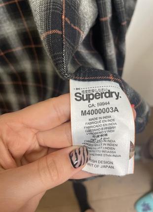 Superdry мужская рубашка на размер l-xl5 фото