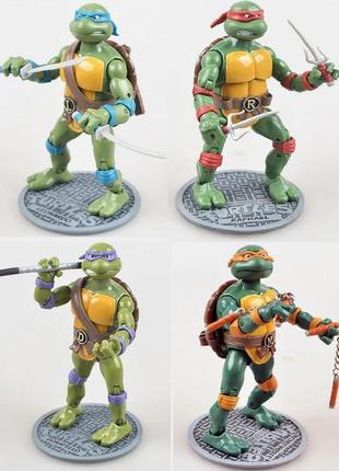 Фігурки ніндзя черепашки (класичний набір) ninja turtles, tmnt11 фото