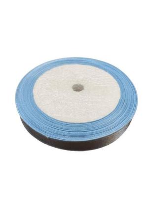 Атласная лента голубой цвет 1,2 см