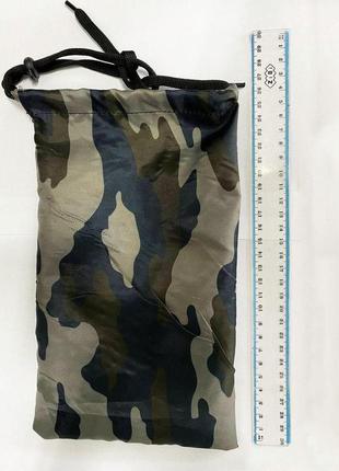 Плащ-намет із люверсами лісовий камуфляж. дощовик пончо для військових, плащ-намет...