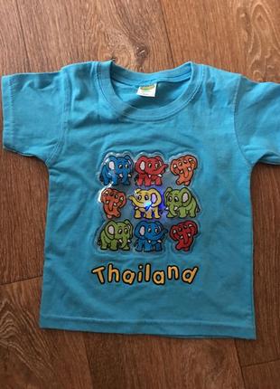 Футболка с мигалкой 18-24 мес