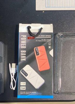 Powerbank 10000 mah 3x usb + led лампа