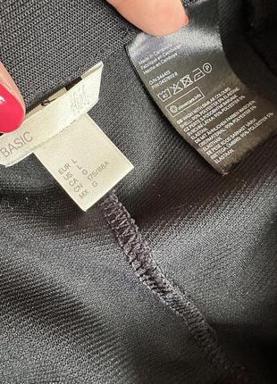 H&m черные эластичные лосины брюки джеггинсы3 фото
