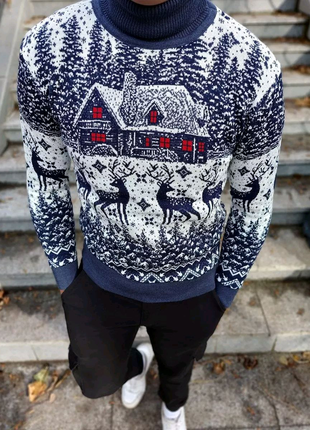 Новорічні светри з оленями2 фото