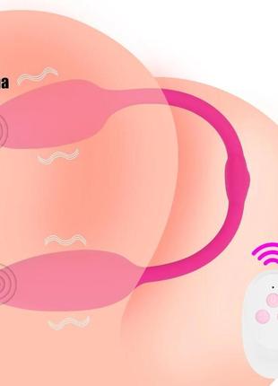 Вібраційне вагінально-анальне яйце, стимулятор аналу та точки g, анальна пробка, секс-іграшка 10 вібрацій