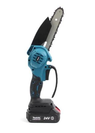 Высоторез аккумуляторный makita duc 155z (24v, 5ah, шина 15 см) мини-пила со штангой 2 метра макита3 фото