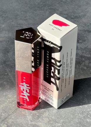 Блиск - плампер  для губ fenty beauty by rihanna gloss bomb heat universal lip luminizer + plumper, hot cherry1 фото