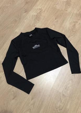 The north face crop top женский топ лонгслив