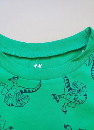 Дитяча футболка динозавр від h&m6 фото