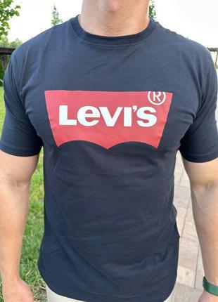 Футболка levi’s center logo t-shirt1 фото