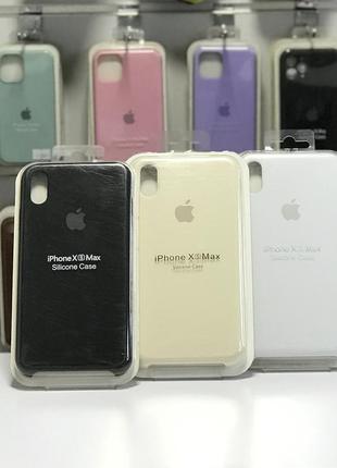 Чохол silicon case для iphone xs max, силіконовий