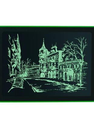 Lcd-планшет для рисования 8,5" lcd writing tablet green1 фото