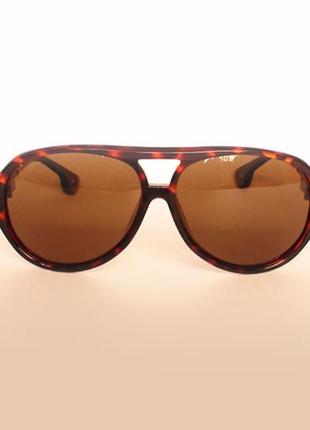 Окуляри chrome hearts dt hot cooter brown-leo-gold brown5 фото