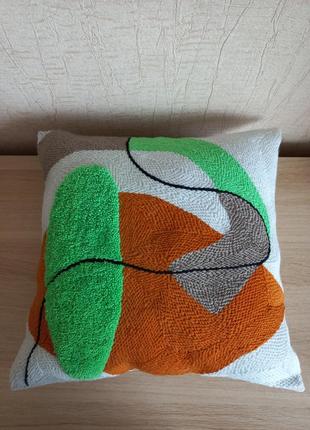 Декоративна подушка,килимова вишивка4 фото