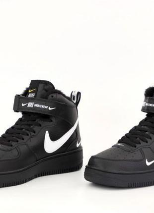 Чоловічі кросівки nike air force 1 mid winter.зима2 фото