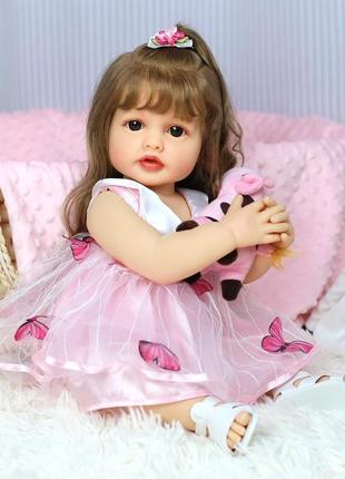 Вінілова колекційна оригінал лялька реборн reborn дівчинка лана1 фото